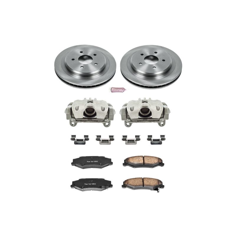 Power Stop 04-09 Cadillac XLR Rear Autospecialty Brake Kit w/Calipers PowerStop Brake Kits - OE