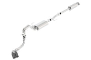 Borla 15-17 Ford F-150 2.7/3.5L V6 / 5.0 V8 2/4WD Black Chrome Angle-Cut Side Exit Catback Exhaust Borla Catback