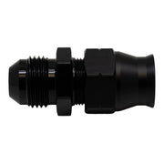 DeatschWerks 8AN Male Flare to 1/2in Hardline Compression Adapter - Anodized Matte Black DeatschWerks Fuel Components Misc