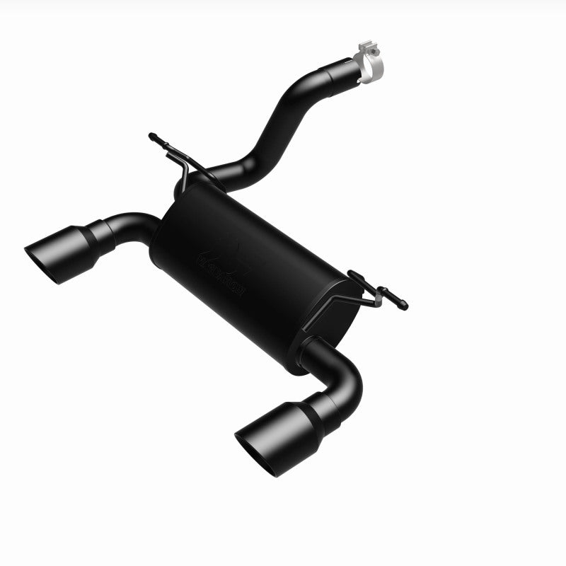 MagnaFlow 2018+ Jeep Wrangler 3.6L Dual Black Tip Axle-Back Exhaust