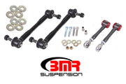 BMR 16-17 6th Gen Camaro Front and Rear Sway Bar End Link Kit - Black Hammertone BMR Suspension Suspension Arms & Components