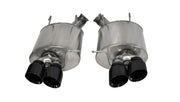 Corsa 2013-2014 Ford Mustang Shelby GT500 5.8L V8 Black Sport Axle-Back Exhaust CORSA Performance Axle Back