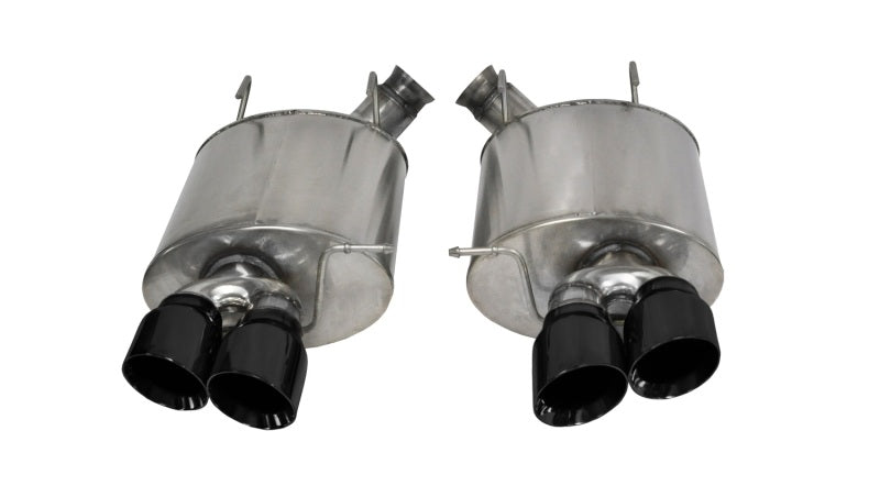Corsa 2013-2014 Ford Mustang Shelby GT500 5.8L V8 Black Sport Axle-Back Exhaust CORSA Performance Axle Back