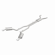 MagnaFlow Cat-Back Stainless Dual Split Rear Exit 4in Polished Tips 11-15 Chevy Camaro 3.6L V6 Magnaflow Catback