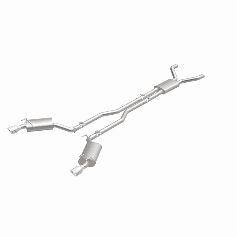 MagnaFlow Cat-Back Stainless Dual Split Rear Exit 4in Polished Tips 11-15 Chevy Camaro 3.6L V6 Magnaflow Catback