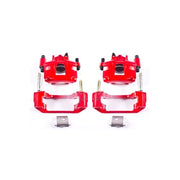 Power Stop 94-98 Ford Mustang Front Red Calipers w/Brackets - Pair PowerStop Brake Calipers - Perf