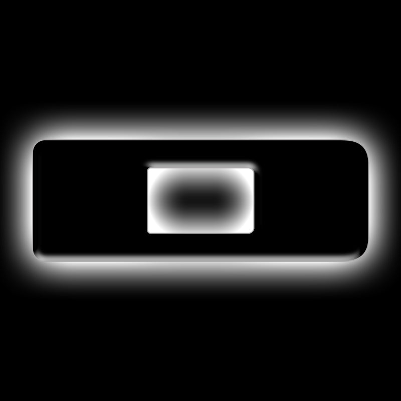 ORACLE Lighting Universal Illuminated LED Letter Badges - Matte Blk Surface Finish - D ORACLE Lighting Light Accessories and Wiring