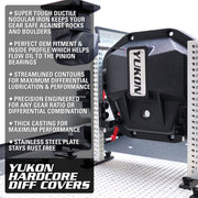 Yukon Gear 97-17 Ford E150 9.75in Rear Differentials Hardcore Cover Yukon Gear & Axle Diff Covers