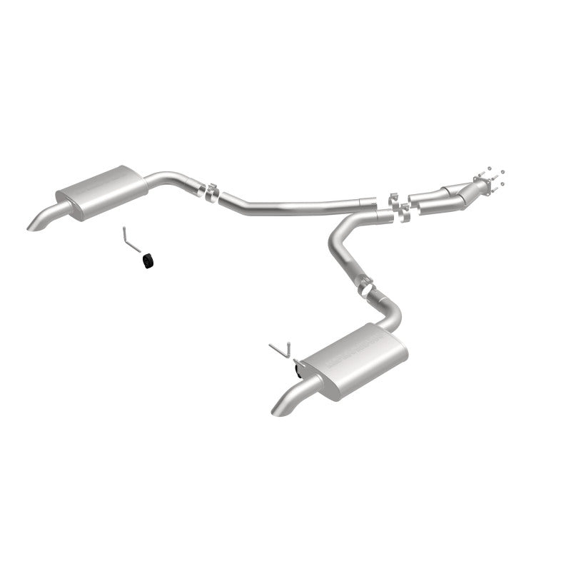 MagnaFlow 75-79 Chevy Corvette V8 5.7L Dual Split Rear Exit Stainless Cat-Back Perf Exhaust Magnaflow Catback
