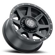 ICON Rebound 17x8.5 8x170 6mm Offset 5in BS 125mm Bore Satin Black Wheel ICON Wheels - Cast