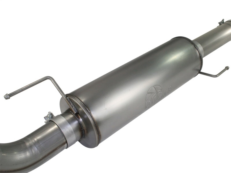 aFe MACHForce XP Exhaust Cat-Back SS-409 4in Polished Tip 11-12 Ford F-150 EcoBoost V6-3.5L (tt) aFe Catback