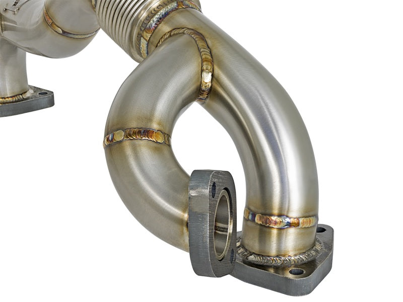 aFe Twisted Steel Header Up-Pipe 08-10 Ford Diesel Trucks V8-6.4L (td) aFe Headers & Manifolds