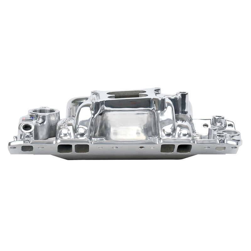 Edelbrock Polished S/B Chevy RPM Air-Gap Manifold Edelbrock Intake Manifolds