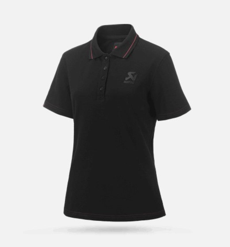 Akrapovic Corpo Polo Black Womens - M Akrapovic Headwear