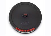 Ford Racing Air Cleaner Kit - Black Crinkle Finish w/ Red Mustang Emblem Ford Racing Air Filters - Universal Fit