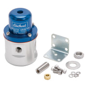 Edelbrock Fuel Pressure Regulator Carbureted 160 GPH 5-10 PSI 3/8In In/Out 3/8In Return Blue/Clear Edelbrock Fuel Pressure Regulators