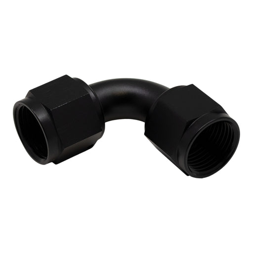 DeatschWerks 10AN Flare Female Swivel 90-Degree to 10AN Flare Female Swivel - Anodized Matte Black DeatschWerks Fittings