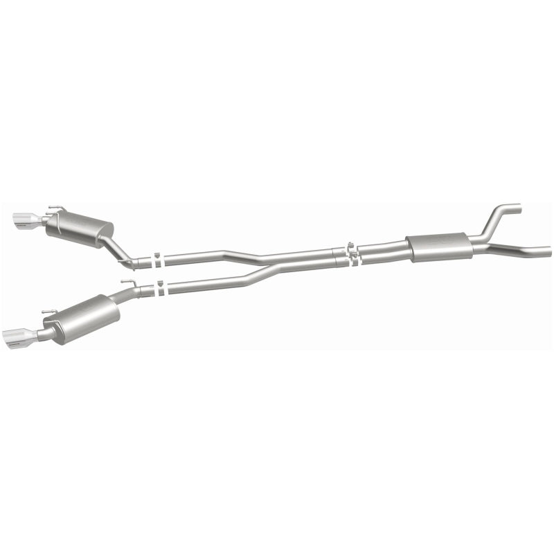 MagnaFlow Cat-Back Stainless Dual Split Rear Exit 4in Polished Tips 11-15 Chevy Camaro 3.6L V6 Magnaflow Catback