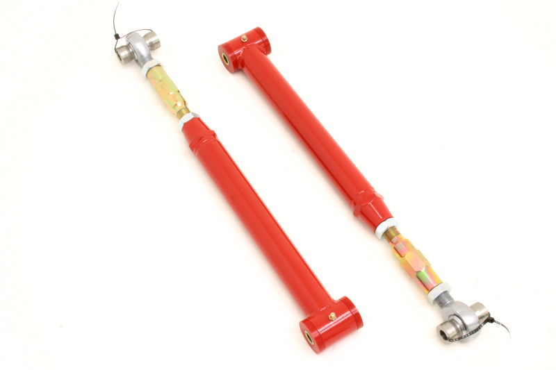 BMR 82-02 3rd Gen F-Body On-Car Adj. Lower Control Arms / Rod End Combo (Polyurethane) - Red BMR Suspension Control Arms