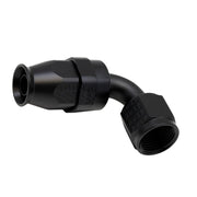 DeatschWerks 8AN Female Swivel 90-Degree Hose End PTFE (Incl 1 Olive Insert) - Anodized Matte Black DeatschWerks Fittings