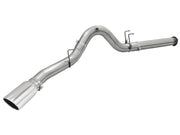 aFe Atlas Exhausts 5in DPF-Back Aluminized Steel Exhaust 2015 Ford Diesel V8 6.7L (td) Polished Tip aFe DPF Back