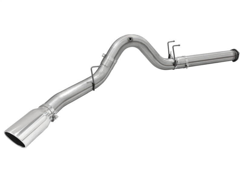 aFe Atlas Exhausts 5in DPF-Back Aluminized Steel Exhaust 2015 Ford Diesel V8 6.7L (td) Polished Tip aFe DPF Back