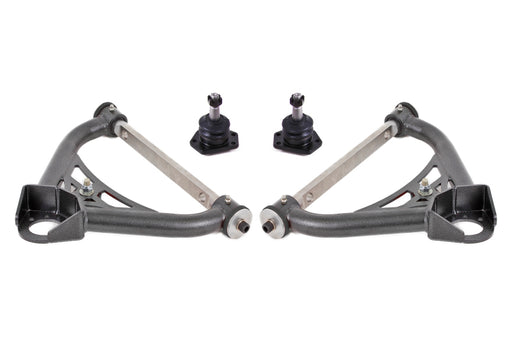 BMR 70-81 Chevrolet Camaro A-Arms Upper Non-Adjustable Delrin Std Ball Joint - Black Hammertone BMR Suspension Control Arms