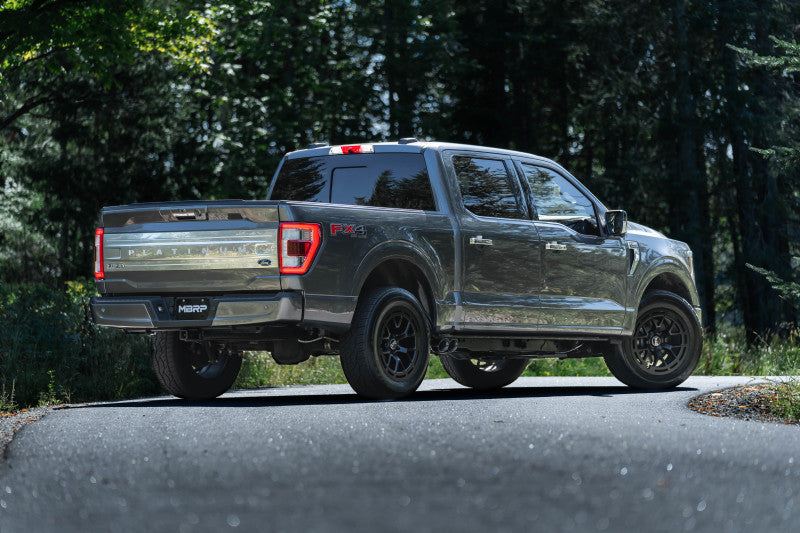 MBRP 2021 Ford F-150 2.7L EcoBoost / 3.5L EcoBoost / 5.0L 3in Cat Back Single Side Exit Alum MBRP Catback