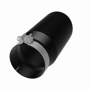 MagnaFlow Tip Stainless Black Coated Single Wall Round Single Outlet 6in Dia 5in Inlet 13in L Magnaflow Tips