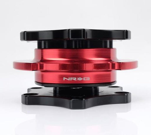 NRG Quick Release SFI SPEC 42.1 - Shinny Black Body / Red Shinny Ring NRG Quick Release Adapters
