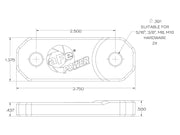 aFe POWER Terra Guard Light Extension Brackets AFE POWER Exhaust Hardware