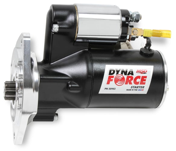 MSD DynaForce Starter - High Torque - Black - 3/4" Depth Ring Gear 50903 MSD Autoparts