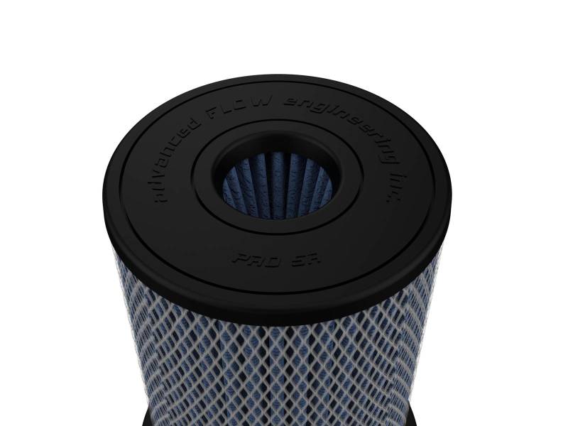 aFe MagnumFLOW Pro 5R Air Filters 3in F x 5-1/2in B x 5-1/4in T (Inverted) x 8in H aFe Air Filters - Universal Fit