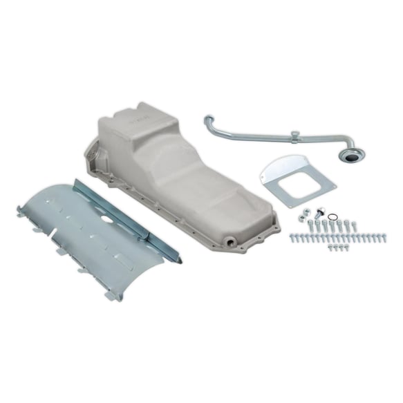 Holley Gen III Hemi Swap Oil Pan - Rear-Sump - Natural - Non-VVT 302-75 HOLLEY Autoparts