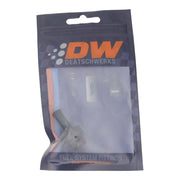 DeatschWerks 6AN ORB Male to 5/16in Male Barb Fitting (Incl O-Ring) - Anodized Matte Black DeatschWerks Fittings