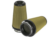 aFe Magnum FLOW Pro GUARD 7 Replacement Air Filter (Pair) F-3.5 / B-5 / T-3.5 (Inv) / H-8in. aFe Air Filters - Universal Fit