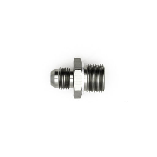 DeatschWerks 6AN Male Flare to M18 X 1.5 Male Metric Adapter (Incl Crush Washer) - Titanium DeatschWerks Fittings