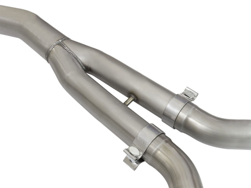 aFe MACHForce XP Exhausts Cat-Back SS-304 EXH w/ Black Tips 15-16 Ford Mustang EcoBoost 2.3L (t) aFe Catback