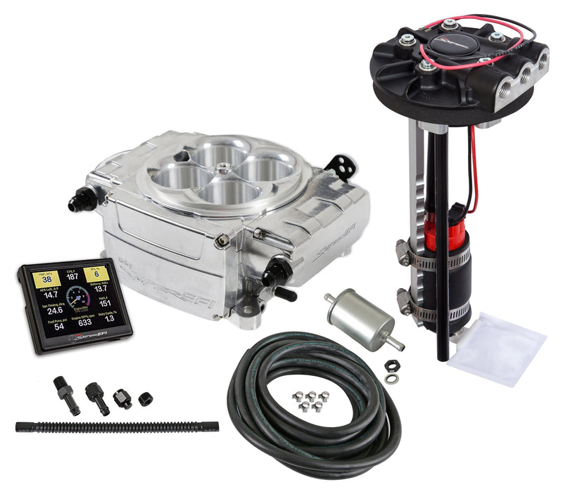 A/C Bracket with Hardware - Black Holley Autoparts