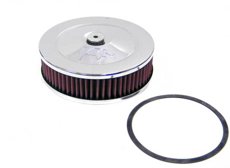 K&N 5-1/8in Flange Custom Air Cleaner Assembly K&N Engineering Carburetor Air Cleaners
