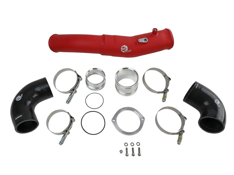 aFe 2020 Toyota Supra 3.0L 3in Red Intercooler Tube - Hot aFe Intercoolers