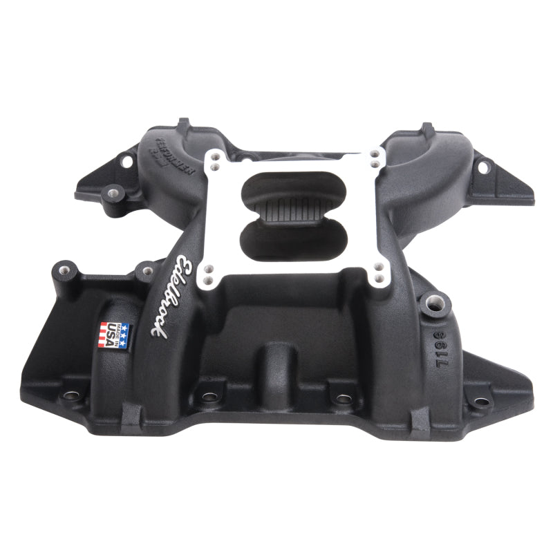 Edelbrock Performer RPM 440 Manifold Black Powdercoated Edelbrock Intake Manifolds