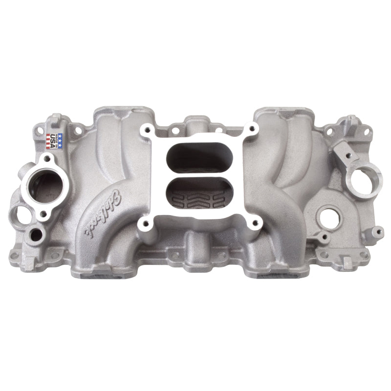 Edelbrock Intake Manifold Single Quad Perf RPM Chevrolet 348/409 Inwin Big Block Small Port Edelbrock Intake Manifolds