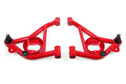 BMR 82-82 3rd Gen F-Body Non-Adj. Lower A-Arms w/ Spring Pocket (Polyurethane) - Red BMR Suspension Control Arms