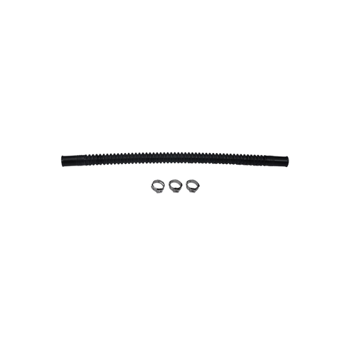 DeatschWerks Convoluted Tubing 250mm Length x 8mm ID Side 1 x 8mm ID Side 2 - Black DeatschWerks Fuel Lines