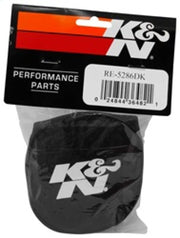 K&N Black Drycharger Rectangle Straight Air Filter Wrap - Black K&N Engineering Pre-Filters