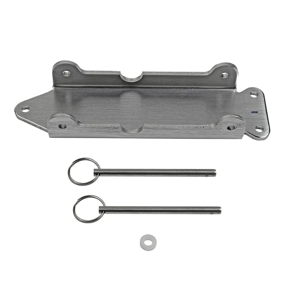 B&M Quick Detach Shifter Mounting Plate Kit - Aluminum 80715 B&M Autoparts