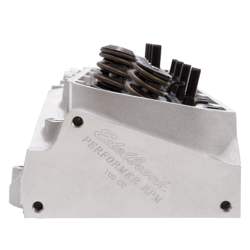 Edelbrock Cylinder Head BBC Performer RPM Oval Port 100cc Complete Single w/ Springs Edelbrock Heads