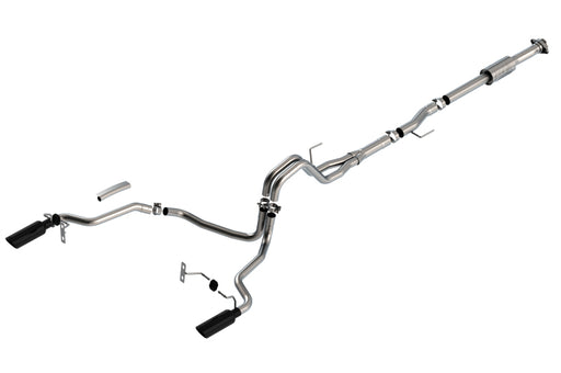 Borla F-150 2021 2.7L/3.5L 4dr CC SB EC STB Lari/King R/Plinum/LTD 3/2.25 SRE CB AK BLK CHR Tips Borla Catback