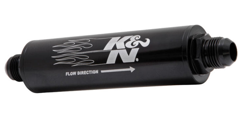 K&N 2in OD x 9in L 10AN 74 Micron In-Line Fuel/Oil Filter K&N Engineering Fuel Filters